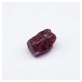 3.30ct 8.5x5.7mm Rough Natural Reddish Purple Sapp