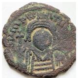 Maurice Tiberius 582-602 Follis Ancient coin 30mm