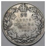 Canada 25 Cent 1936