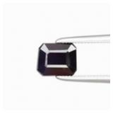 1.23ct 6.3x5.2mm Octagon Natural Deep Purple Spine