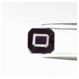 0.78ct 5x4.8mm Octagon Natural Purple Spinel - Tan