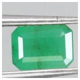 Emerald Cut Natural Unheated Top Rich Green Emeral