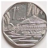 Cuba 2012 Raul Castro UN PESO coin 27mm