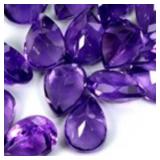 Pear Natural Top Rich Purple Amethyst Uruguay 6.16