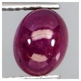 Oval Cabochon Natural Red Ruby Mozambique 5.62ct 1