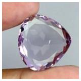 Heart Cut Natural Unheated Top Pink Amethyst Boliv