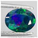 Oval Cut Natural AAA Floral Flash Play Of Color Bl