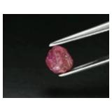 0.90ct Rough Natural Orangish Pink Sapphire - Unhe