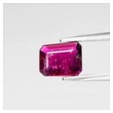 0.94ct Octagon Natural Pinkish Purple Tourmaline -