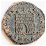 Camp Gate, Constantine I AD307-337 Roman Coin 19mm