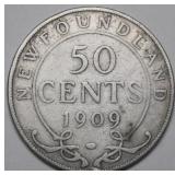 Canada Newfoundland 50 Cents 1909