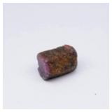 17.56ct Rough Natural Deep Purplish Red Ruby - Unh
