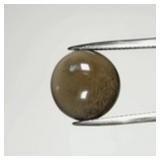7.74ct Semi Round Cabochon Natural Purple Cat's Ey