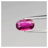 0.60ct 8x4.5mm Oval Natural Pink Tourmaline - Unhe
