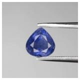 0.96ct 6.5x6.5mm Pear Natural Bluish Violet Iolite