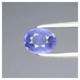 0.78ct 7x5.7mm Oval Natural Bluish Violet Iolite -