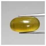 9.68ct Natural Yellowish Green Cat's Eye Apatite -