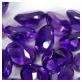 Oval Natural Top Rich Purple Amethyst Uruguay 6.40