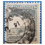 Palesine  1927 'Tomb of Rachel' 10 Mils stamp #73