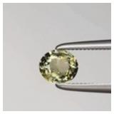 0.39ct 4.8x4.3mm VS Oval Natural Green Tourmaline