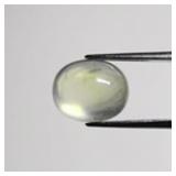4.71ct Oval Cabochon Natural Green Prehnite with B