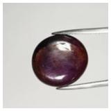 19.31ct Oval Cabochon Natural Purplish Red 6 Ray S