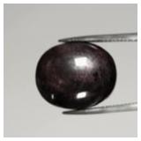 29.39ct Oval Cabochon Deep Purple 6 Ray Star Sapph