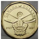 Canada Dollar 2017 Toronto Maple Leafs 100th