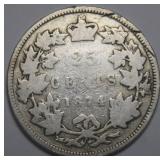 Canada 25 Cent 1874