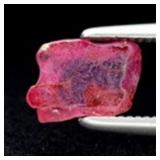 1.00ct Rough Natural Purplish Pink Sapphire - Unhe