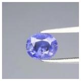 1.03ct 7x6mm Oval Natural Bluish Violet Iolite - T