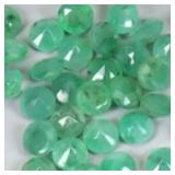 Round Cut Natural Unheated Green Emerald Brazil 36