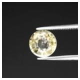 1.66ct 7.7mm VS Round Natural Yellow Scapolite - T