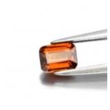 0.80ct 6x4.5mm Octagon Natural Orange Spessartite