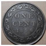 Canada Large Cent 1896 Far 6