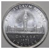 Canada Silver Dollar 1939 Uncirculated