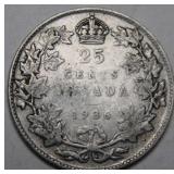 Canada 25 Cent 1936