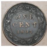 Canada Large Cent 1901
