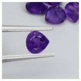 Heart Natural Top Rich Purple Amethyst Uruguay 4.3