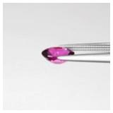 1.07ct 7x5.2mm Oval Natural Purplish Pink Rhodolit
