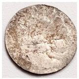 Ottoman Empire 1800s silver Akce coin.