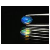 0.59ct Oval Natural Transparent Crystal Opal with