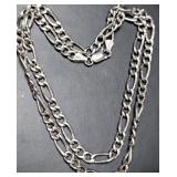 Silver 15.44g Hollow Style Rhodium Plate