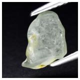 1.16ct 8.8x6mm Rough Unheated Green Sapphire Gemst