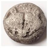 Lesbos 550-480B.C. silver Ancient Greek coin 1.32g