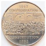 Canada 1867-1982 CONSTITUTION 1 Dollar coin