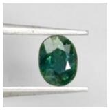 Oval Cut Natural Top Rich Green Sapphire Australia