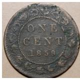 Canada Large Cent 1859