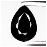 1.19ct 7.5x5.3mm Pear Natural Dark Blue Spinel - T