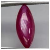 Marquise Cab Natural Red Ruby Mozambique 5.72ct 16